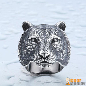 Bague "Domination du Tigre" en Acier - 3 couleurs disponibles