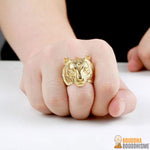 Bague "Domination du Tigre" en Acier - 3 couleurs disponibles