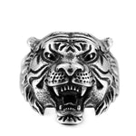 Bague "Vivacité du Tigre" en Acier