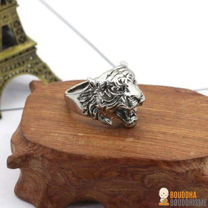 Bague "Vivacité du Tigre" en Acier