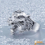 Bague "Vivacité du Tigre" en Acier