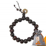 Bracelet Mala "Prospérité" en Bois