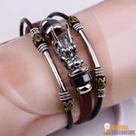 Bracelet Tibétain Dragon Argent