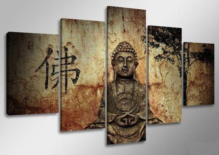 Peinture Moderne Feng Shui Bouddha