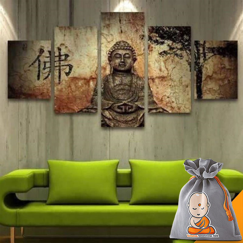 Peinture Moderne Feng Shui Bouddha