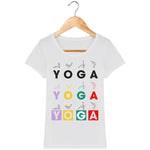 T-shirt Femme "Yoga Asanas"