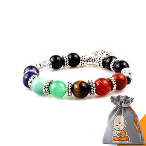 Bracelet 7 Chakras "Guérison & Amour" (Nouvelle version 2019)