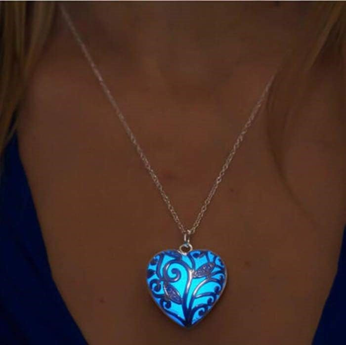 Collier "Coeur illuminé"