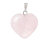 Pendentif "AMOUR" en Quartz Rose