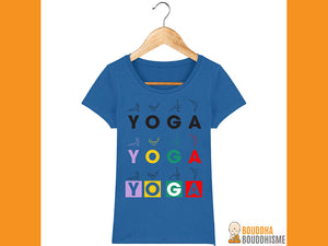 T-shirt Femme "Yoga Asanas"