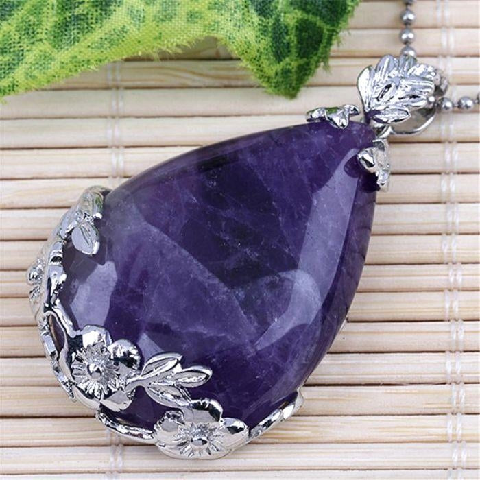 Collier Amethyste Naturelle