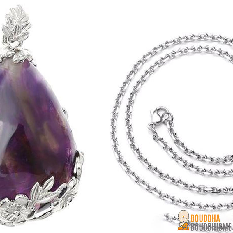 Collier Amethyste Naturelle