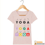 T-shirt Femme "Yoga Asanas"