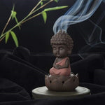 Brûleur d'encens Bouddha - 3 couleurs disponibles