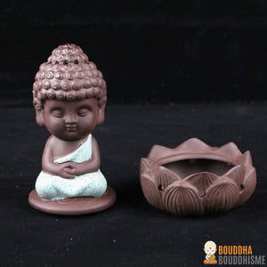 Brûleur d'encens Bouddha - 3 couleurs disponibles