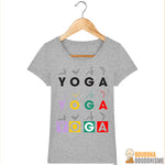 T-shirt Femme "Yoga Asanas"