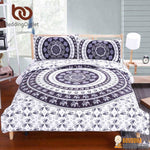 Housse de couette Mandala + 2 Taies d'oreillers