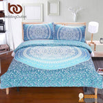 Housse de couette Mandala + 2 Taies d'oreillers