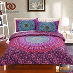 Housse de couette Mandala + 2 Taies d'oreillers