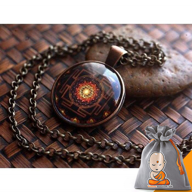 Collier sacré + Pendentif Sri Yantra