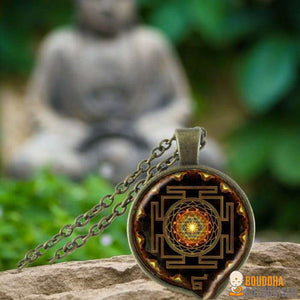 Collier sacré + Pendentif Sri Yantra