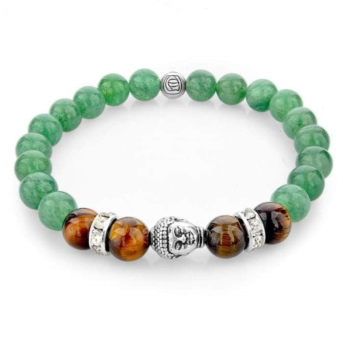 Bracelet Bouddha "Prospérité & Protection" en Aventurine Verte