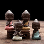 Statue Mini Bouddha - 4 couleurs disponibles