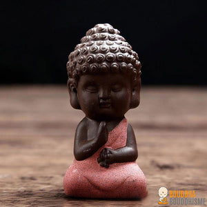 Statue Mini Bouddha - 4 couleurs disponibles