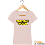 T-shirt Femme "Maitre Yoga" - 6 couleurs disponibles