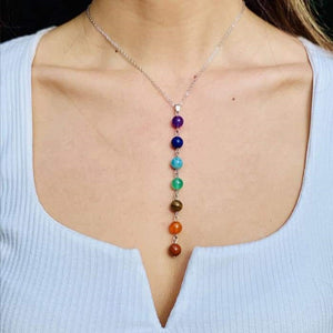 Collier "Perles des 7 Chakras" (Nouvelle version 2019)