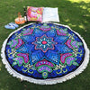 Toile Mandala Fleur Tropicale