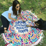 Toile Mandala Sunshine