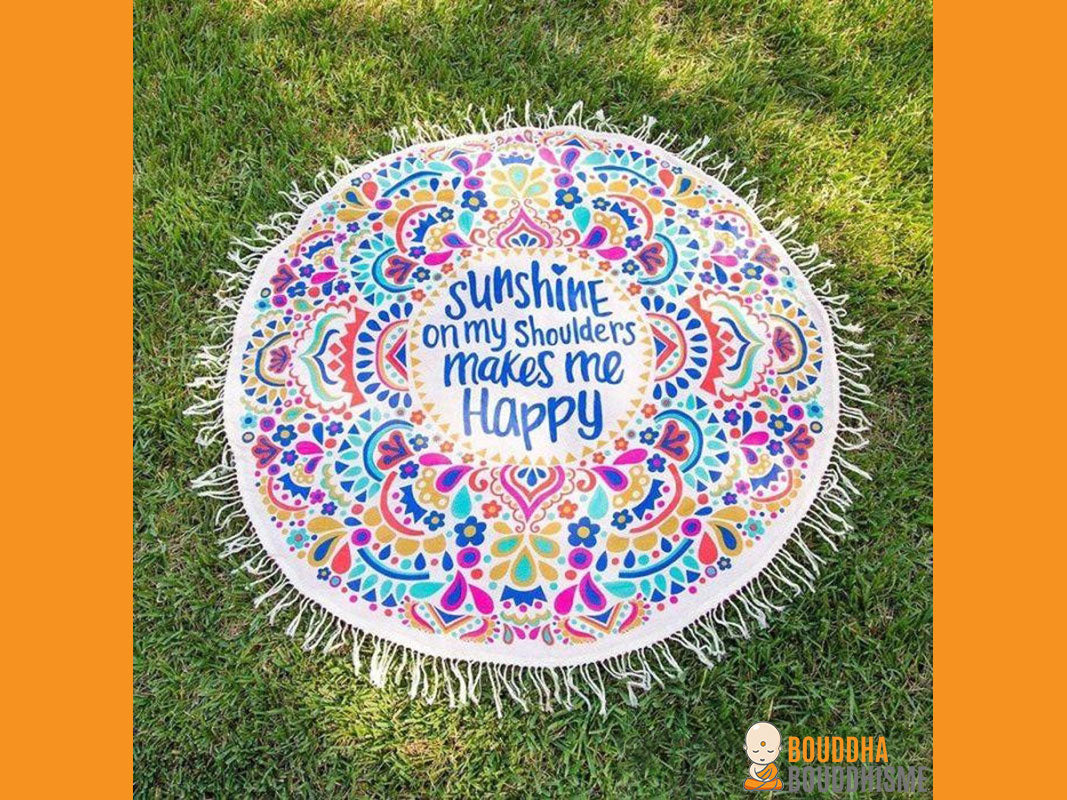 Toile Mandala Sunshine