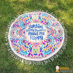 Toile Mandala Sunshine