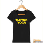 T-shirt Femme "Maitre Yoga" - 6 couleurs disponibles