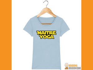 T-shirt Femme "Maitre Yoga" - 6 couleurs disponibles