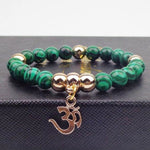 Bracelet "OM" en Pierres naturelles - 3 types de pierres disponibles