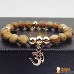 Bracelet "OM" en Pierres naturelles - 3 types de pierres disponibles