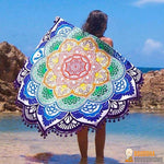 Toile Mandala "Fleur de Lotus" - 4 couleurs disponibles