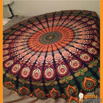 Nappe ronde indienne de style Mandala - 3 couleurs disponibles