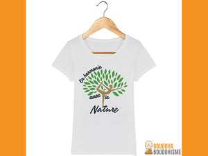 T-shirt Femme "En Harmonie avec la Nature"