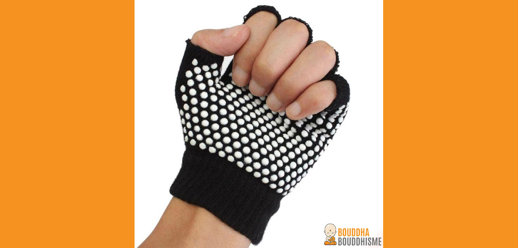 Gants / Mitaines de Yoga antidérapantes - 5 couleurs disponibles