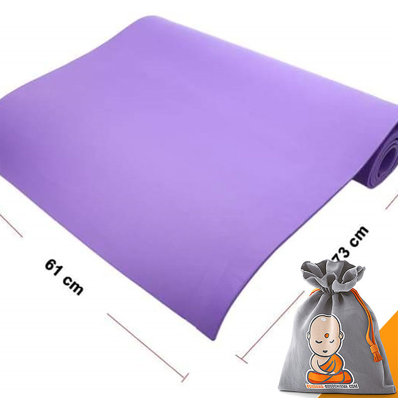 Tapis de Yoga 6mm antidérapant - 3 couleurs disponibles