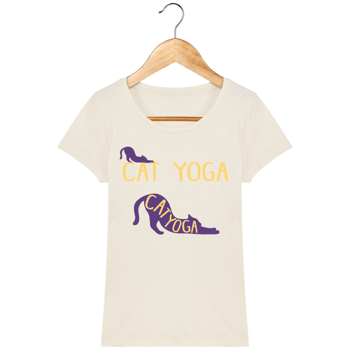 T-shirt Femme "Cat Yoga"