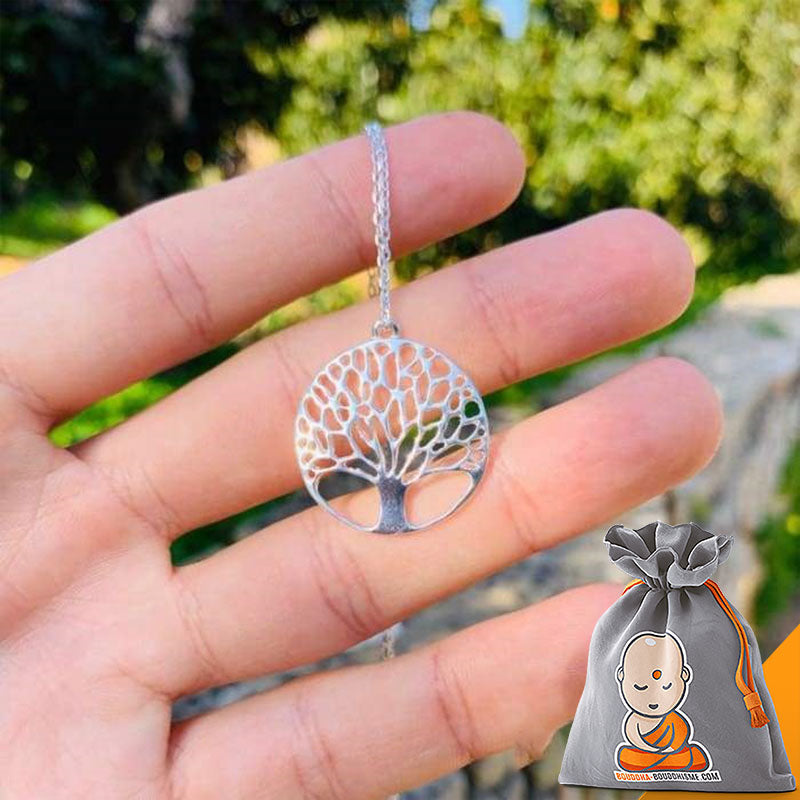 Collier & Pendentif "Arbre de vie" en Argent 925 (Nouvelle version)