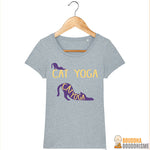 T-shirt Femme "Cat Yoga"