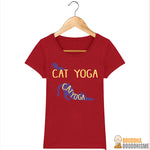 T-shirt Femme "Cat Yoga"