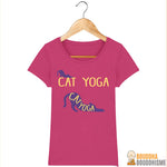 T-shirt Femme "Cat Yoga"