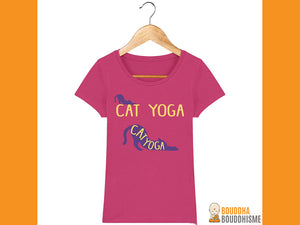 T-shirt Femme "Cat Yoga"