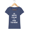 T-shirt Femme "Reste Calme & Sois Toi-Même"